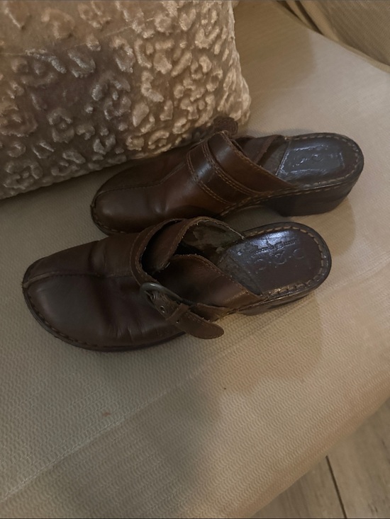 Shoes - Brown Kids Slip-On Clog - Comfortable Everyday Shoe